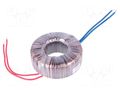 Transformer: toroidal; 160VA; 230VAC; 24V; 6.66A; Leads: cables INDEL TST150W/24V