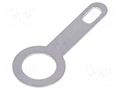 Tip: solder lug ring; 0.5mm; M6; Ø: 6.4mm; screw; Overall len: 25mm OSTERRATH STO-M6/NC