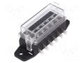 Fuse boxes; 19mm; 100A; screw,push-in; Leads: connectors; ways: 6 MTA MTA-0X00600