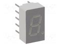 Display: LED; 7-segment; 7.62mm; 0.3"; No.char: 1; red; 6.9÷14mcd BROADCOM (AVAGO) HDSP-A151