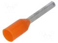 Tip: bootlace ferrule; insulated; copper; 0.5mm2; 8mm; tinned BM GROUP BM00501