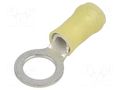 Tip: ring; M8; Ø: 8.3mm; 3÷6mm2; crimped; for cable; insulated TE Connectivity 160298