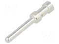 Contact; male; copper alloy; silver plated; 2.5mm2; crimped; 16A HARTING 09330006102
