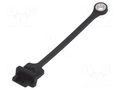 Protection cap; Application: USB AB micro socket; black; MUSB AMPHENOL COMMUNICATIONS SOLUTIONS MUSB2K15015BP