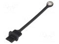Protection cap; Application: USB B mini socket; black; MUSB AMPHENOL COMMUNICATIONS SOLUTIONS MUSB2E151015BP