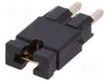 Connector: pin strips; pin header,jumper; PIN: 2; straight; THT CONNFLY JUMPER-KPL