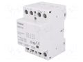 Contactor: 4-pole installation; 63A; 24VAC,24VDC; NO x4; IK ISKRA IK63-40/24V