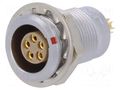 Connector: circular; 0B; socket; female; PIN: 5; soldering; 6.5A LEMO EGG0B305CLL