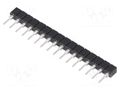 Socket: integrated circuits; SIP16; THT; 2.54mm TE Connectivity 1-1814655-1