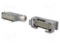 Connector: HDC; male + female; 16A; 500V; Han Kit; PIN: 24; 24+PE HARTING 10330240000
