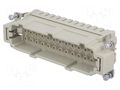 Connector: HDC; contact insert; male; 16A; 500V; Han E®; PIN: 24 HARTING 09330242602