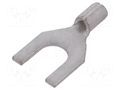 Tip: fork; M5; 0.5÷1mm2; crimped; for cable; non-insulated; tinned NINIGI ST-096/2