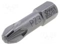 Screwdriver bit; Pozidriv®; PZ3; Overall len: 25mm; TORSION WERA WERA.855/1TZ/3