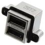 STACKED USB CONN, 2.0 TYPE A, 8POS MUSBC511N0.