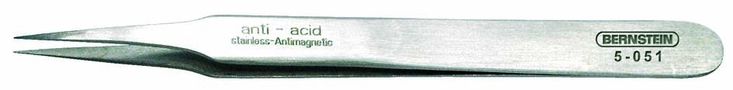 SMD tweezers, 115 mm, straight-pointed 5-051