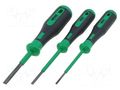 Kit: screwdrivers; slot; 2.5x0.4mm,3.5x0.5mm,5.5x0.8mm; 3pcs. WAGO WG0-210722