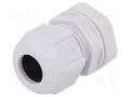 Cable gland; M20; 1.5; IP68; polyamide; grey SPELSBERG KVRM20-MGM