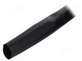 Insulating tube; PVC; black; -20÷125°C; Øint: 20mm; L: 100m; UL94V-0 SIGI PVC125-20-BK-100