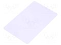 RFID Card; Range: 90mm; 86x54x0.8mm; 13.56MHz; -20÷55°C GOODWIN RFID-GW-NTAG216