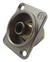 SOCKET, PHONO, NICKEL, D, BLACK NF2D-0