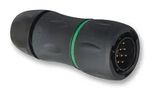 CIRCULAR CONNECTOR, PLUG, SIZE 14-18 POSITION, PANEL UTS6JC14E18P