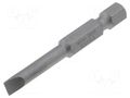 Screwdriver bit; slot; 4.5x0.6mm; Overall len: 50mm; PROFESSIONAL WIHA WIHA.01793