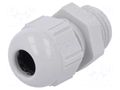 Cable gland; PG9; IP68; polyamide; light grey; SKINTOP® LAPP ST-PG-9-RAL-7035