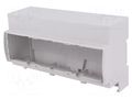 Enclosure: for DIN rail mounting; Y: 91mm; X: 160.2mm; Z: 62mm; grey ITALTRONIC IT-25.0906000.BL