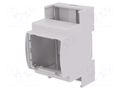 Enclosure: for DIN rail mounting; Y: 90.5mm; X: 53.5mm; Z: 62mm ITALTRONIC IT-25.0301000.BL