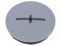 Stopper; M32; 1.5; IP68; polyamide; dark grey; SKINDICHT®; 8mm LAPP BLK-GL-M32+O-R7001
