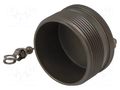 Protection cover; male; external thread,threaded joint; olive AMPHENOL 97-60-24P