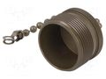 Protection cover; external thread,threaded joint; olive; 97 AMPHENOL 97-60-20P