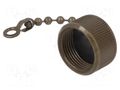 Protection cover; internal thread,threaded joint; olive; 97 AMPHENOL 97-60-10