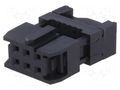 Connector: IDC; plug; female; PIN: 6; straight; IDC; 2.54mm; 2x3 AMPHENOL COMMUNICATIONS SOLUTIONS T812-1-06