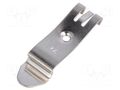 Fixation snap lock; DIN TS35 rail; 14mm; TS35; Thread: M4 WEIDMÜLLER FM4/TS35