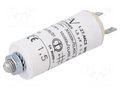 Capacitor: polypropylene; motors, run; 1.5uF; 470VAC; Ø25x56.5mm KEMET C274AC24150AA0J