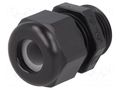 Gland; M20; IP68; 5÷9mm; thermoplastic; black HARTING 19000005181