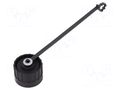 Protection cover; IP65,IP67; Application: male connectors AMPHENOL C01600U00001012
