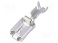 Terminal: flat; 6.3mm; 0.8mm; female; 1÷2.5mm2; crimped; for cable TE Connectivity 160831-3/C