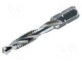Tap; M8; 51mm; Holder: C6,3mm; 1/4"; metal,plastic WIHA WIHA.7807/M8