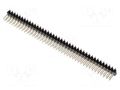 Connector: pin strips; pin header; male; PIN: 80; vertical; 1A; SMT NINIGI ZL301-2X40P