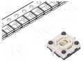 Microswitch TACT; SPST-NO; Pos: 2; 0.05A/12VDC; SMT; LED; green DIPTRONICS ML4L12GQR