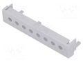 Terminals cover; grey; Holes no: 8; 7.65mm ITALTRONIC IT-P05040207T.BL