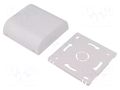 Enclosure: wall mounting; X: 80mm; Y: 80mm; Z: 25mm; ABS; white ITALTRONIC IT-61.6061000