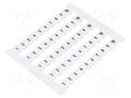 Marker; horizontal; white; 5mm; Marking: 1-10 WEIDMÜLLER DEK5-FWZ1-10