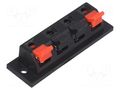 Connector: loudspeaker; terminal; stereo; for panel mounting CHANGZHOU DAHUA IMP AND EXP (GROUP) CO CC-210