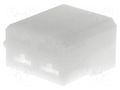 Terminals cover; female; ways: 4; natural; FASTIN-FASTON TE Connectivity 180900