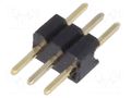Connector: pin strips; pin header; male; PIN: 3; straight; THT; 1x3 CONNFLY ZL319-3P