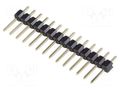 Connector: pin strips; pin header; male; PIN: 14; straight; THT CONNFLY ZL201-14G
