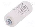 Capacitor: polypropylene; motors, run; 16uF; 420VAC; Ø40x73.5mm KEMET C276CC25160AA0J